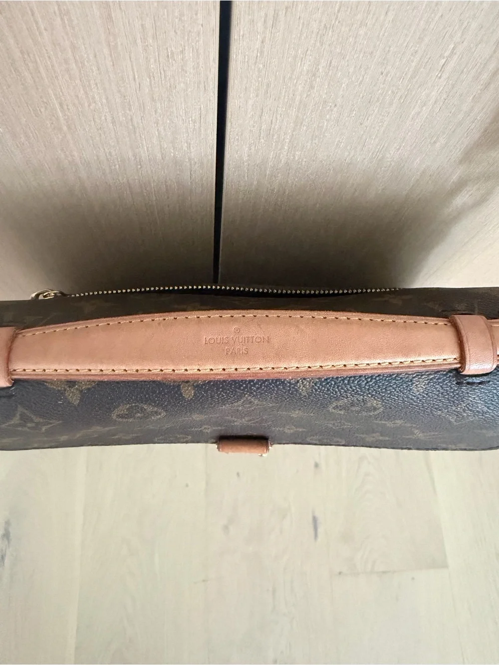 Louis Vuitton Monogram Canvas Crossbody with Gold Hardware